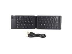 Mini teclado plegable inalámbrico portátil