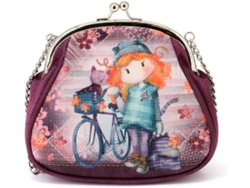 Monedero FOREVER NINETTE Bicycle Bolso Retro Cadena grande (Budeos - 17.5x18x5.5cm)