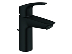 Mezclador Monomando De Lavabo Grohe Eurosmart, Tamaño S, Proyección 109 Mm, Desagüe Automático, 332652433, Color Negro Mate
