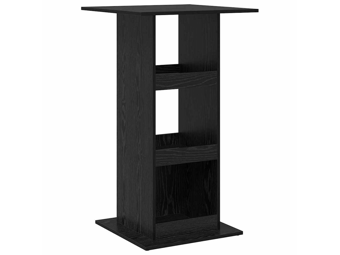 Maison Exclusive - Mesa De Bar Roble Negro 60 X 60 X 100 Cm Madera Contrachapada
