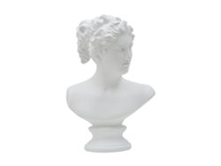 Escultura decorativa clásica de media rama en poliresina H34cm Mujer Mauro Ferretti