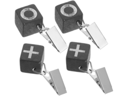 Juego De 4 Pesas De Mesa Con Forma De Delfín Y Clips Antideslizantes.