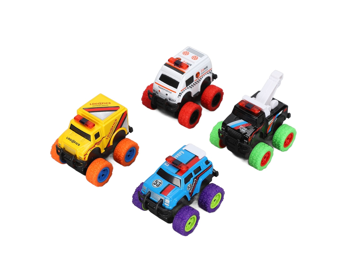 Ambulancia De Juguete Educativa Y Ligera Con Diseño Exquisito Y Función De Retroceso Para Niños.