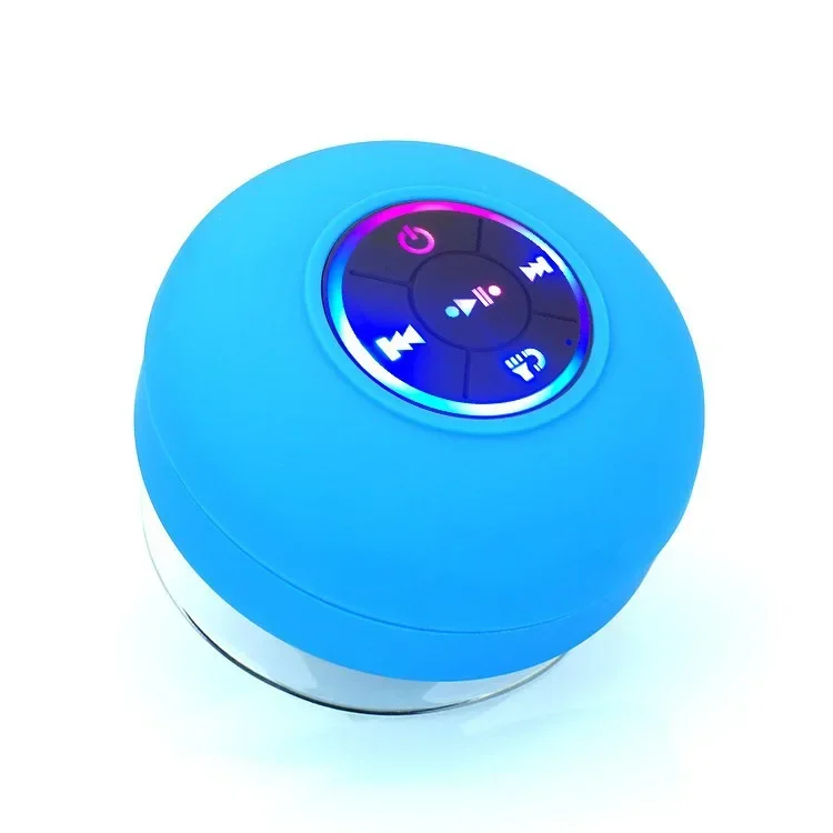 (azul) Mini Altavoz Portátil Con Bluetooth Y Efecto De Luz Led