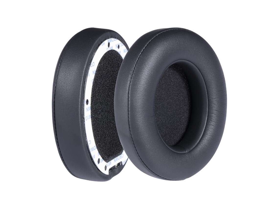 Almofadas auriculares de pele de carneiro Beats Studio 2.0/Studio 3.0 Negro INF