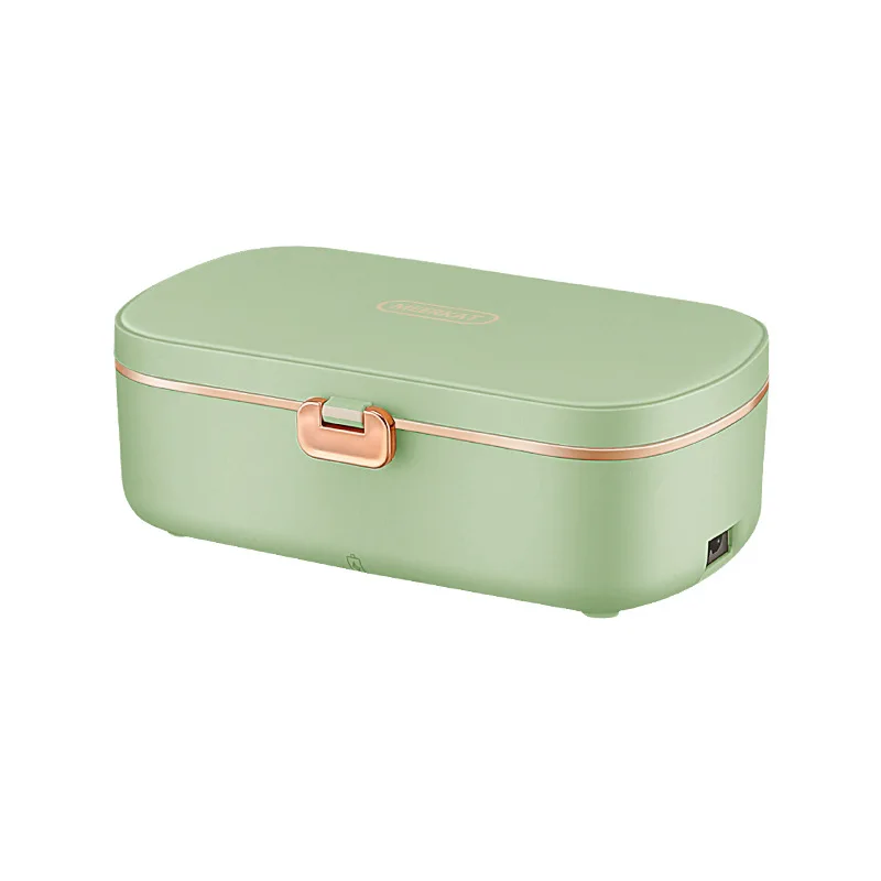 Fiambrera eléctrica portátil de 900 ml (verde), mantiene la comida caliente, ideal para la oficina, 220 V.