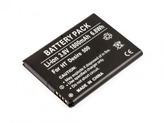 Batería INDIGO BIRD 1800mAh 3.8V para Smartphone HTC Desire 500, Desire SV - BA S890