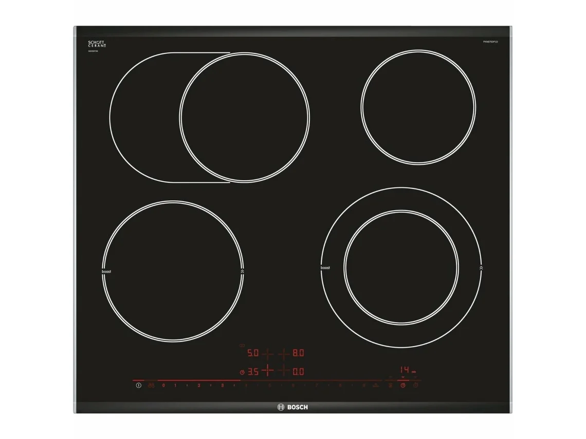Placa Vitrocerámica BOSCH PKN675DP1D 52.7 cm 60.6 cm