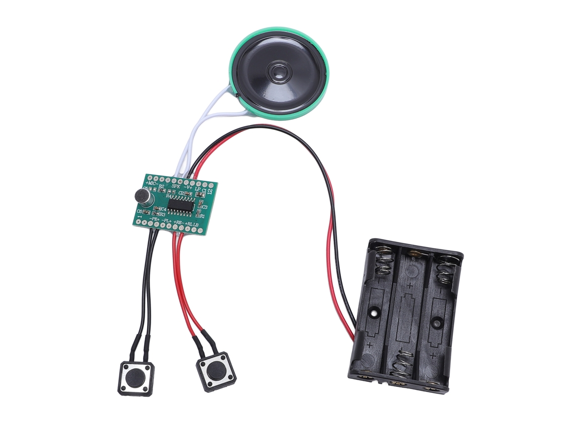 Módulo Grabador De Audio Con Altavoz: Grabación De Música De 4 Minutos, Ideal Para Tarjetas De Felicitación.