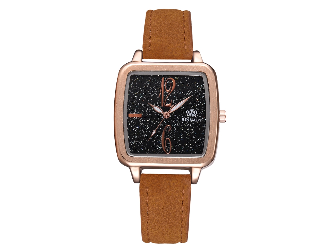 Reloj De Pulsera De Moda Para Mujer Con Forma De Estrella, Brazalete Cuadrado De Acero, Esfera De Cuarzo Y Aleación.