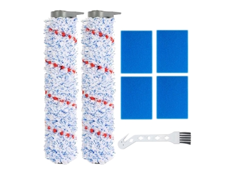 Esponjas de filtro de rodillo de cepillo para Tineco IFloor HF10E-01 filtros de aspiradora en seco y húmedo inalámbricos completos