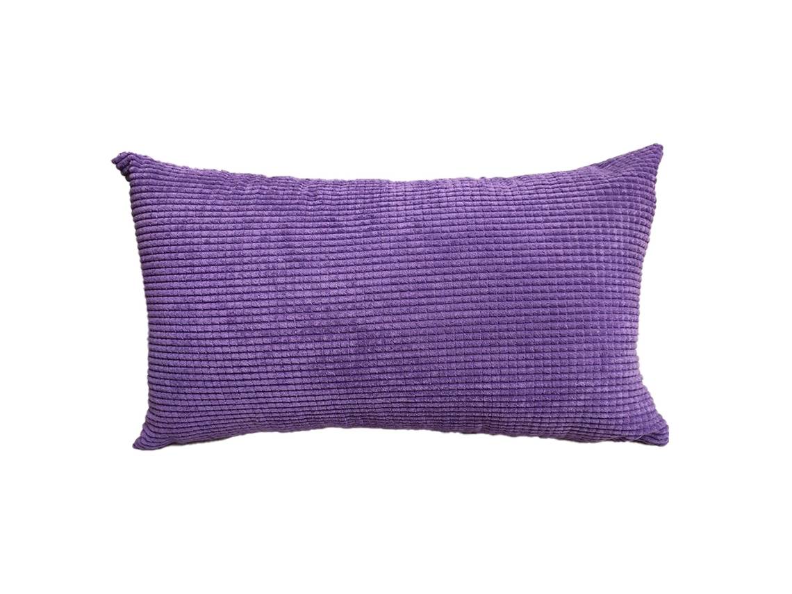 Fronha Rectangular-30X50Cm [Sem Miolo]-Roxo - Capa De Almofada De Veludo JEIIBRZUI