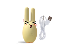 Vibrador femenino de masaje de 10 modos (amarillo) OEMG