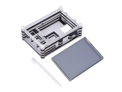 Monitor táctil LCD HD de 3,5 pulgadas (compatible con Raspberry Pi 3, acrílico de nueve capas)