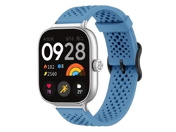 Correa para Xiaomi Band 9 Pro / Redmi Watch 6 / 5 - Silicona transpirable - Hebilla de acero negra