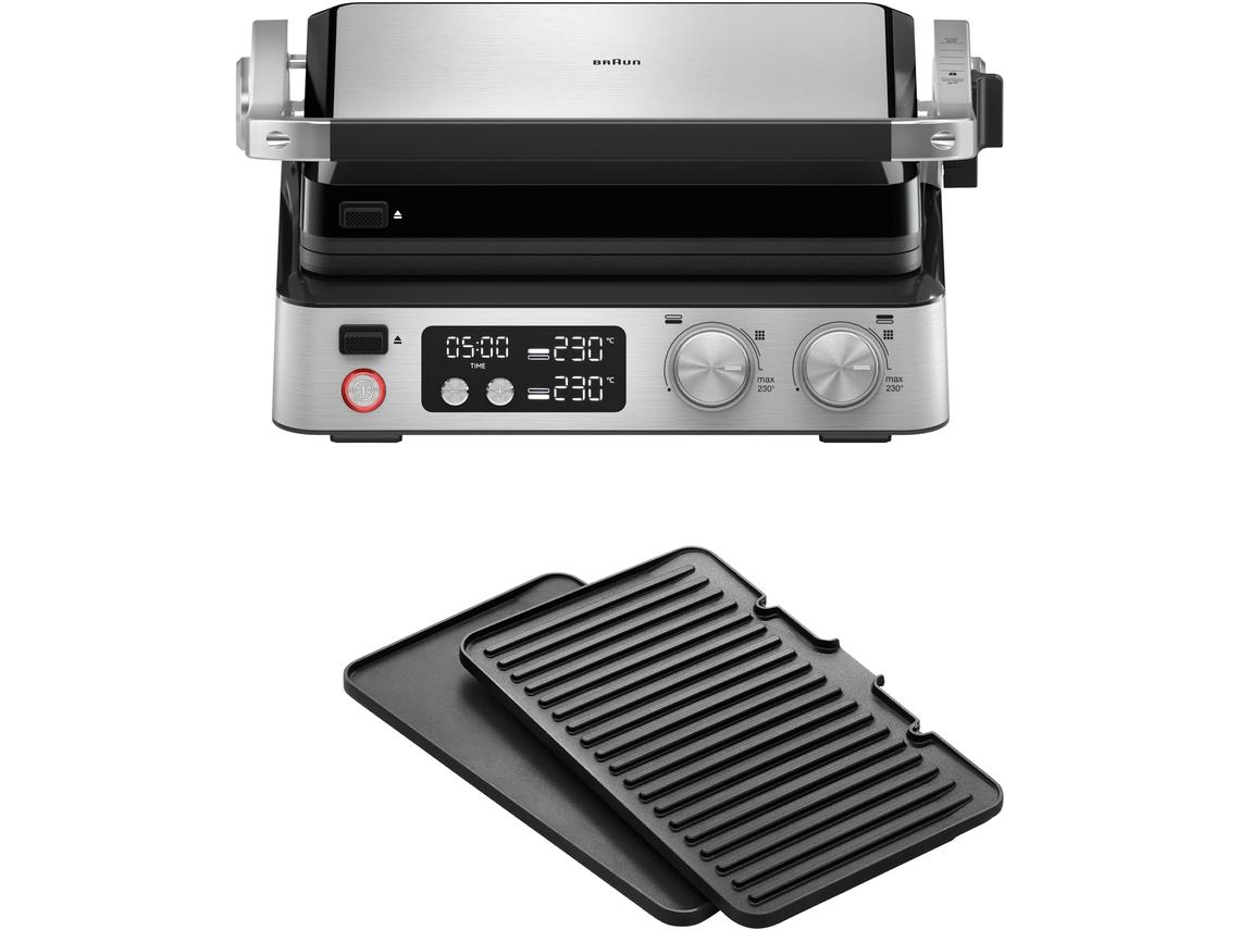 Grill de Contacto BRAUN Multigrill 7 CG7040 (2000 W - Inox)