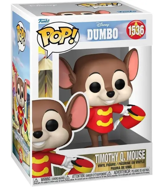 Figura FUNKO Pop! Disney: Dumbo - Timothy Q.Mouse (Possible Chase)
