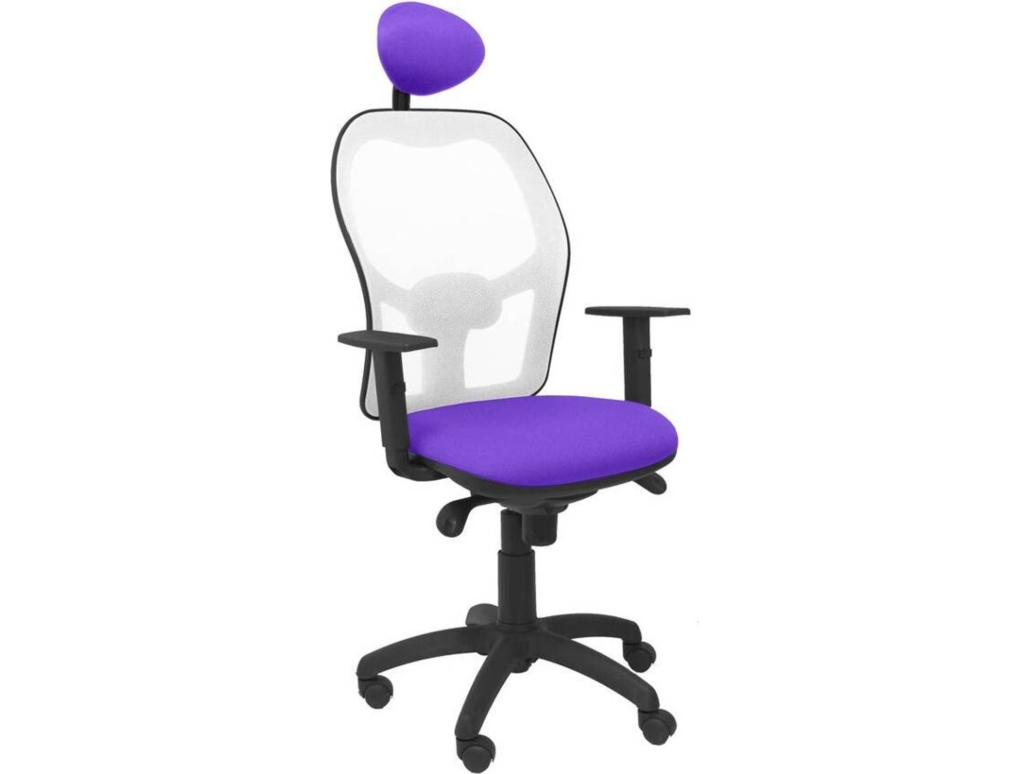 Silla de Escritorio Operativa PYC Jorquera C Morado B (Brazos Ajustables - Malla)