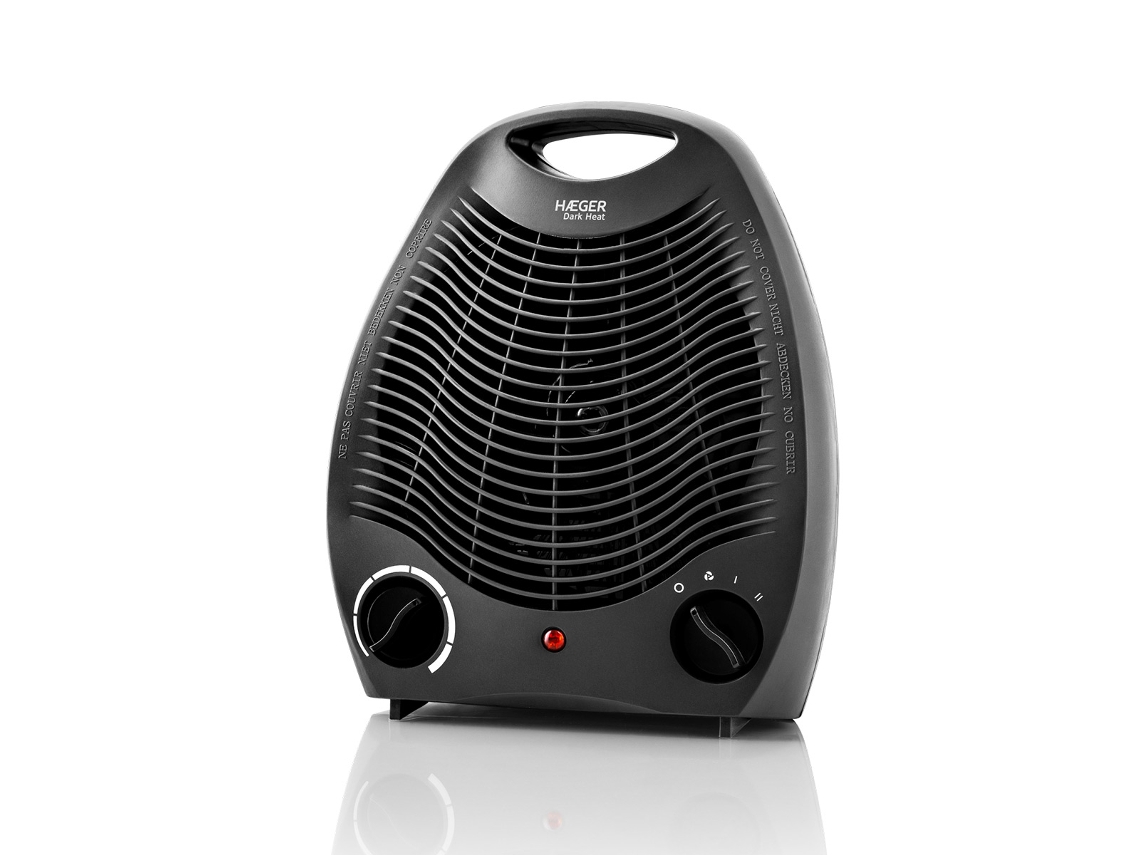 Calefactor HAEGER Dark Heat 2000W 60 m2 2 velocidades