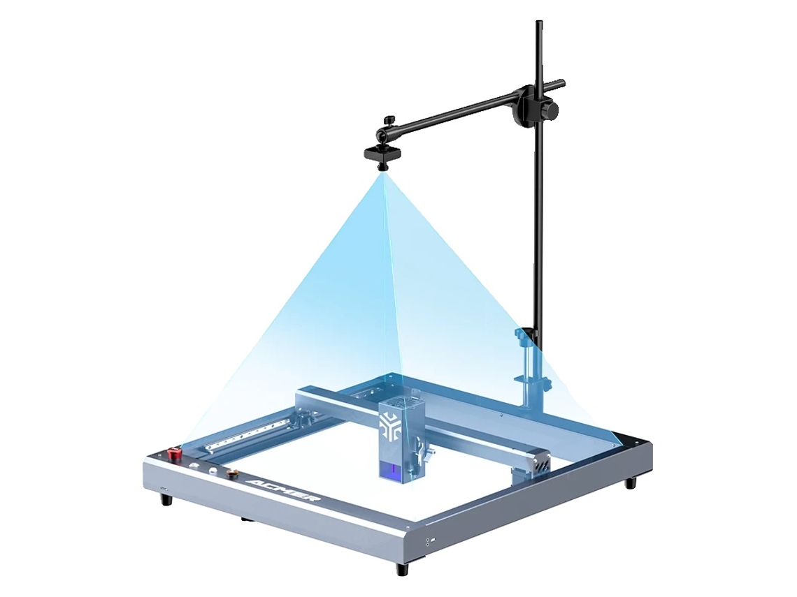 Grabador láser de alta precisión, compatibilidad con materiales versátiles, cámara A500, 6 W, enchufe UE OEM