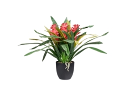Planta Artificial Beliani Guzmania Atilla De Material Sintético Verde 56x56x50