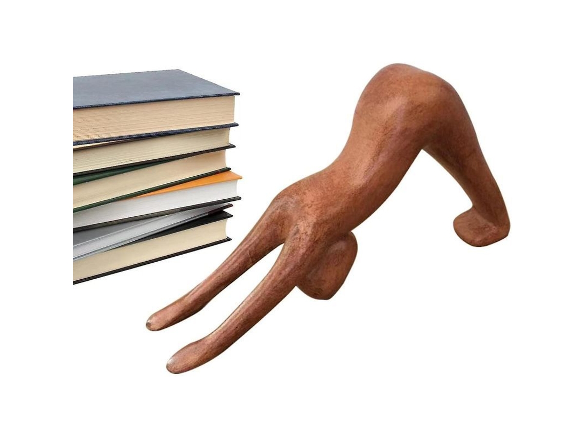 Figura De Yoga De Madera Natural, Escultura Tallada A Mano Para Decoración, Regalo Para Amantes Del Yoga.