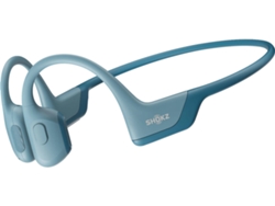 Auriculares Bluetooth Multipoint SHOKZ Openrun Pro (Open Ear - Micrófono - Azul)