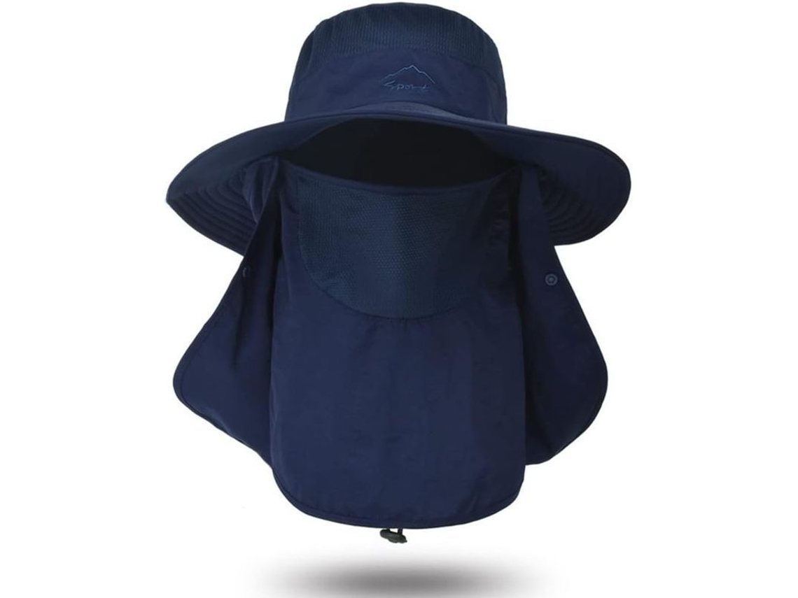 Sombrero de Sol Outdoor Unisex Plegable Impermeable Con Visera Ancha para Senderismo Pesca Jardín