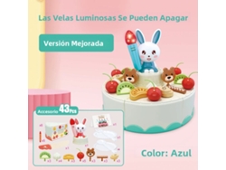 Juego de cocina infantil con ollas, sartenes, cuencos y otros utensilios. Mdug (verde, 42 piezas)