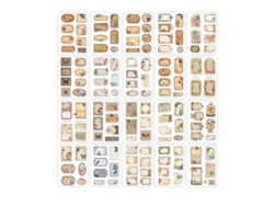 20 Hojas De Pegatinas Vintage Para Scrapbooking Con Diseños Llamativos Para Álbumes Y Diarios.