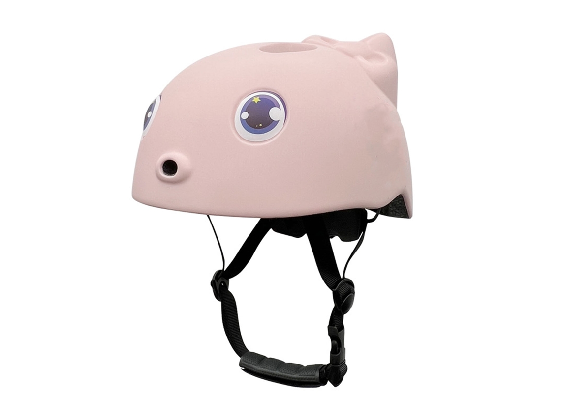 Rebe-casco Para Niños Niñas Ligero Ajustable Multideporte Bicicleta Patinete Skate Rosa Claro