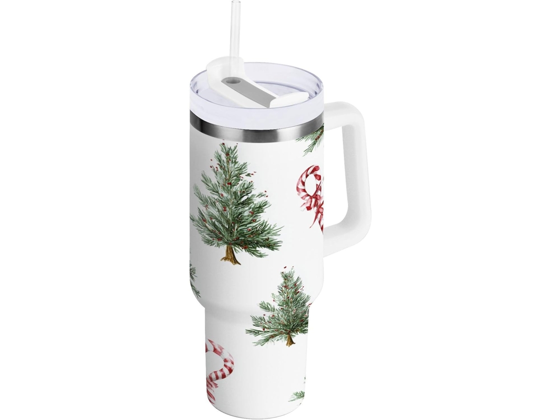 Árbol Navidad Vaso Botella Taza Acero Inoxidable - Vaso Térmico Portátil