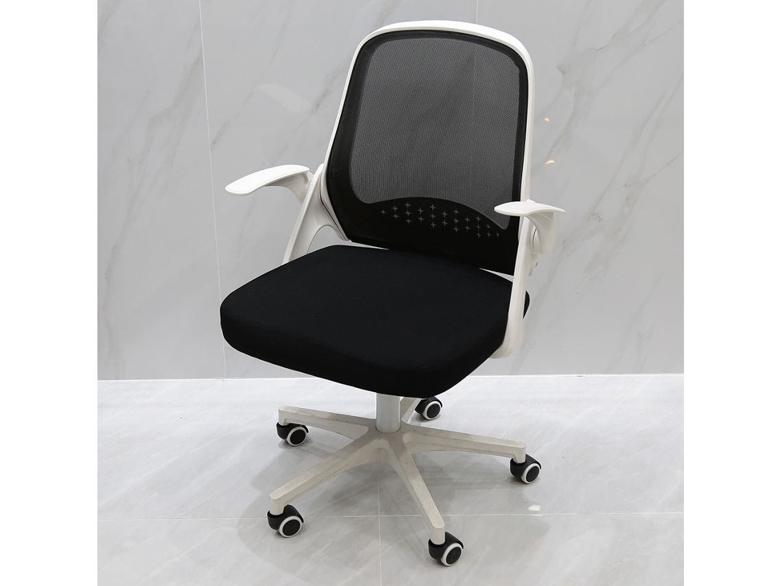 Silla de oficina ergonómica con respaldo de malla ajustable y giratoria