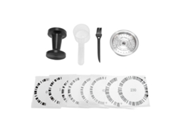 Kit De Cápsulas De Café Recargables Vertuoline De Acero Inoxidable 304: Cuchara, Cepillo Y Prensador Reutilizable.