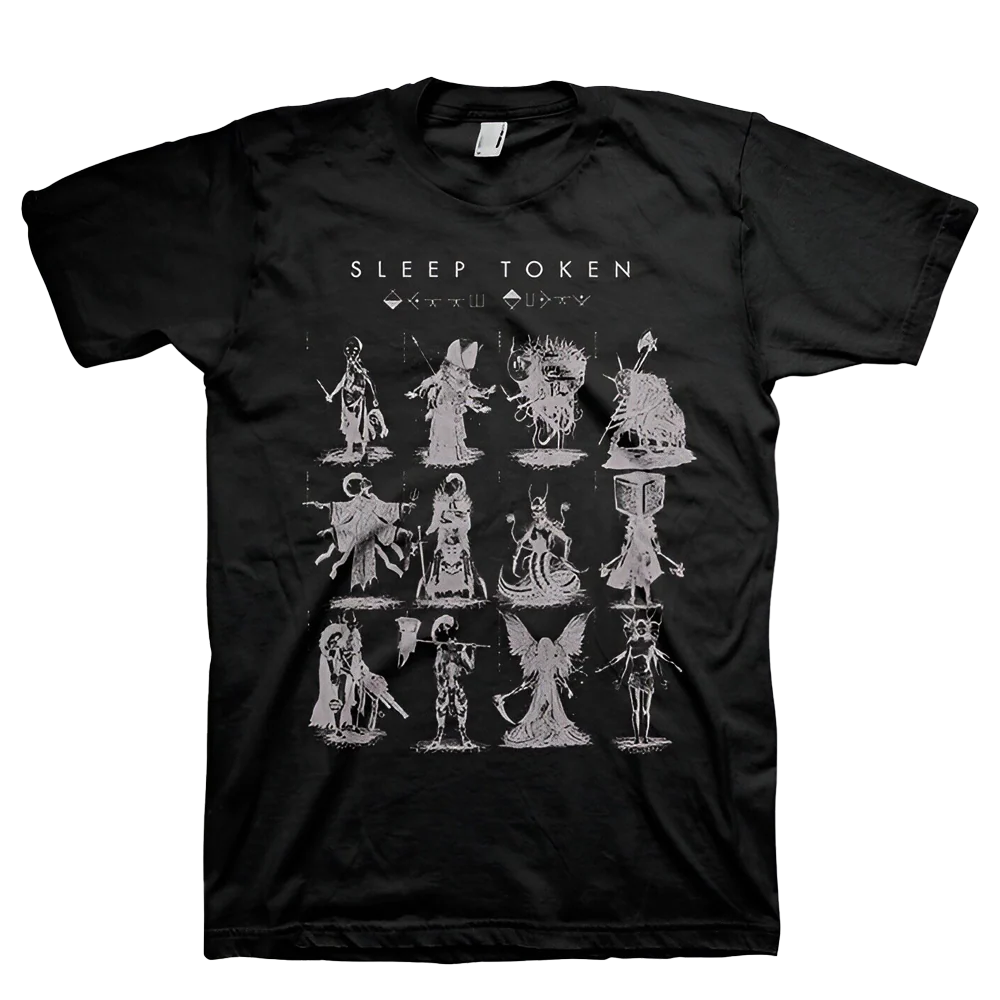 Sleep Token Invert T-shirt Unisex Rockinstone Size:s
