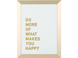 Pizarra BI-OFFICE Kamashi Gold con Frase (45x60 cm - Magnético: Sí)