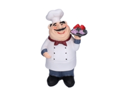 Estatua De Resina Con Forma De Chef Para Decorar La Cocina, La Cafetería O La Sala De Estar.