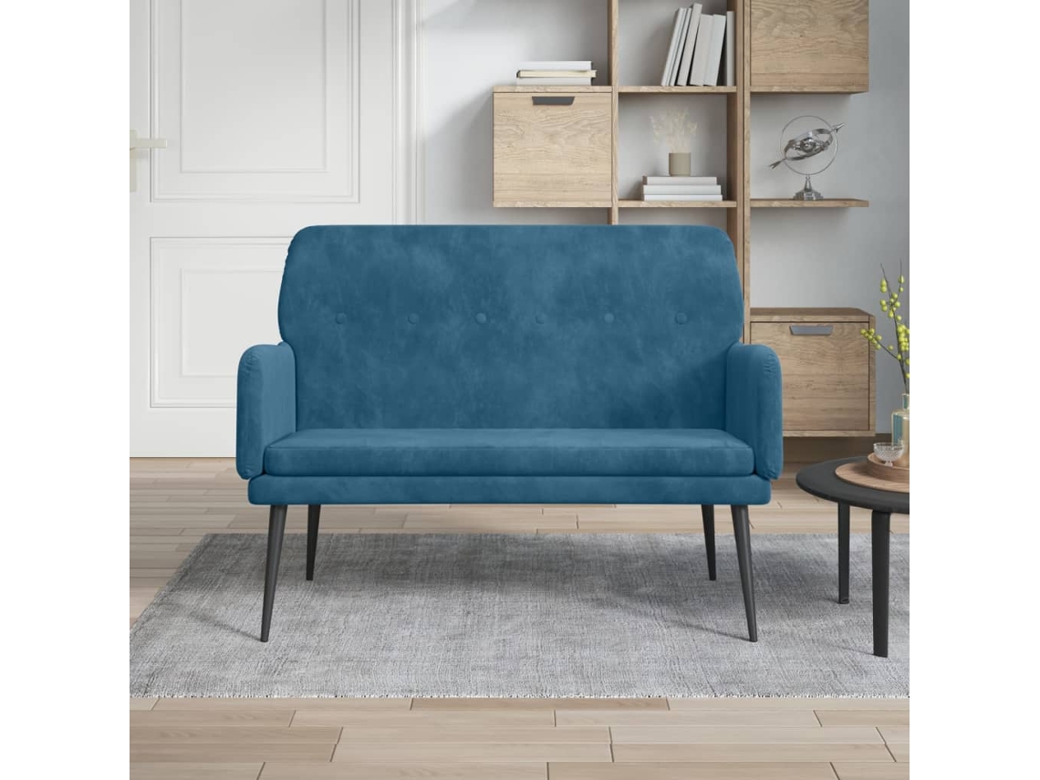 Lovely Home Banco 108X79X79 Cm Terciopelo Azul