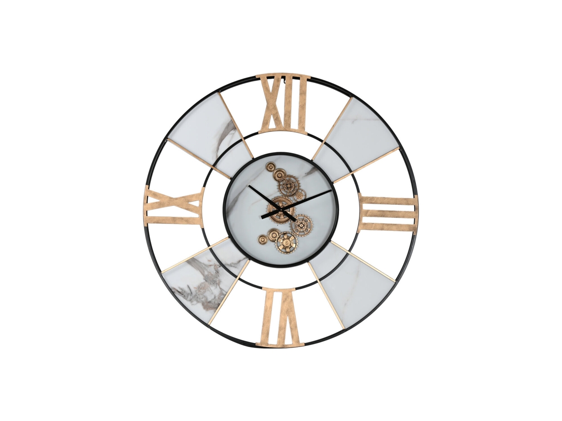 Reloj Pared Metal Blanco 142x9x142cm
