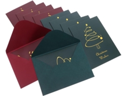 Juego De 10 Tarjetas De Felicitación | Artículos Para Fiestas
