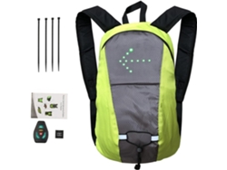 Mochila Led Para Senderismo Y Ciclismo Al Aire Libre Con Cable | Instalación Y Usb Segura Para Paseos Nocturnos