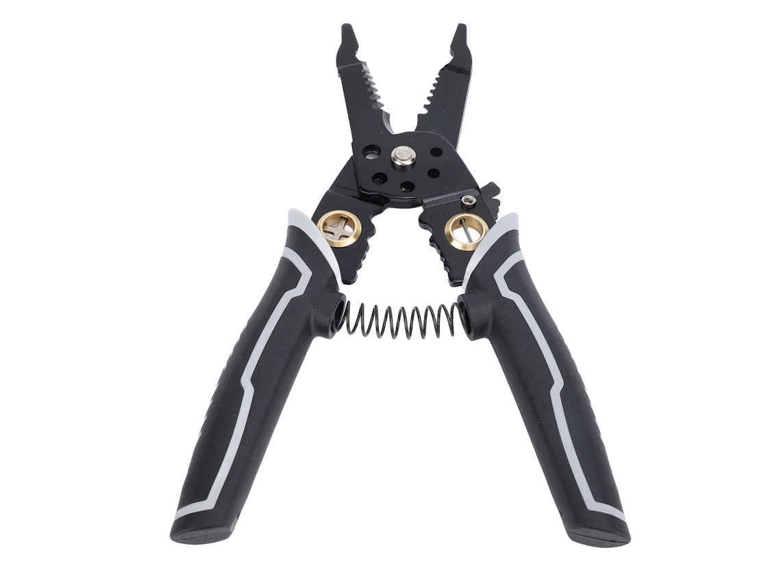 Herramienta Multifuncional De 8 Pulgadas Para Pelar Y Crimpar Cables Eléctricos (9 En 1)