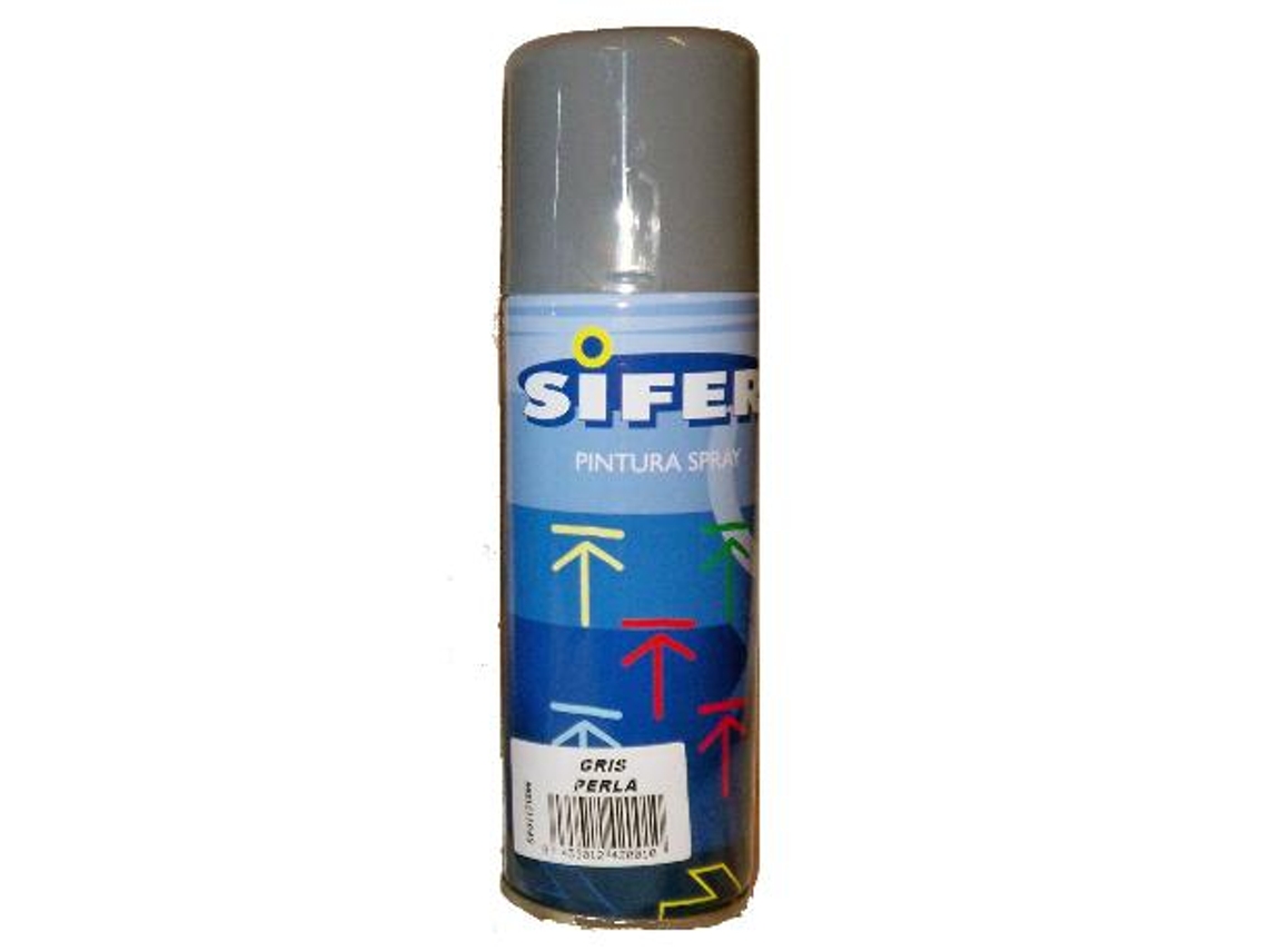 Sifer pintura spray esmalte acrili.brillante 200ml gris perla