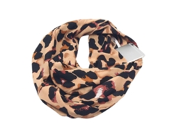 GIECY Bolsillo con cremallera oculta de doble capa de 180 x 50 cm para bufanda con correa infinita