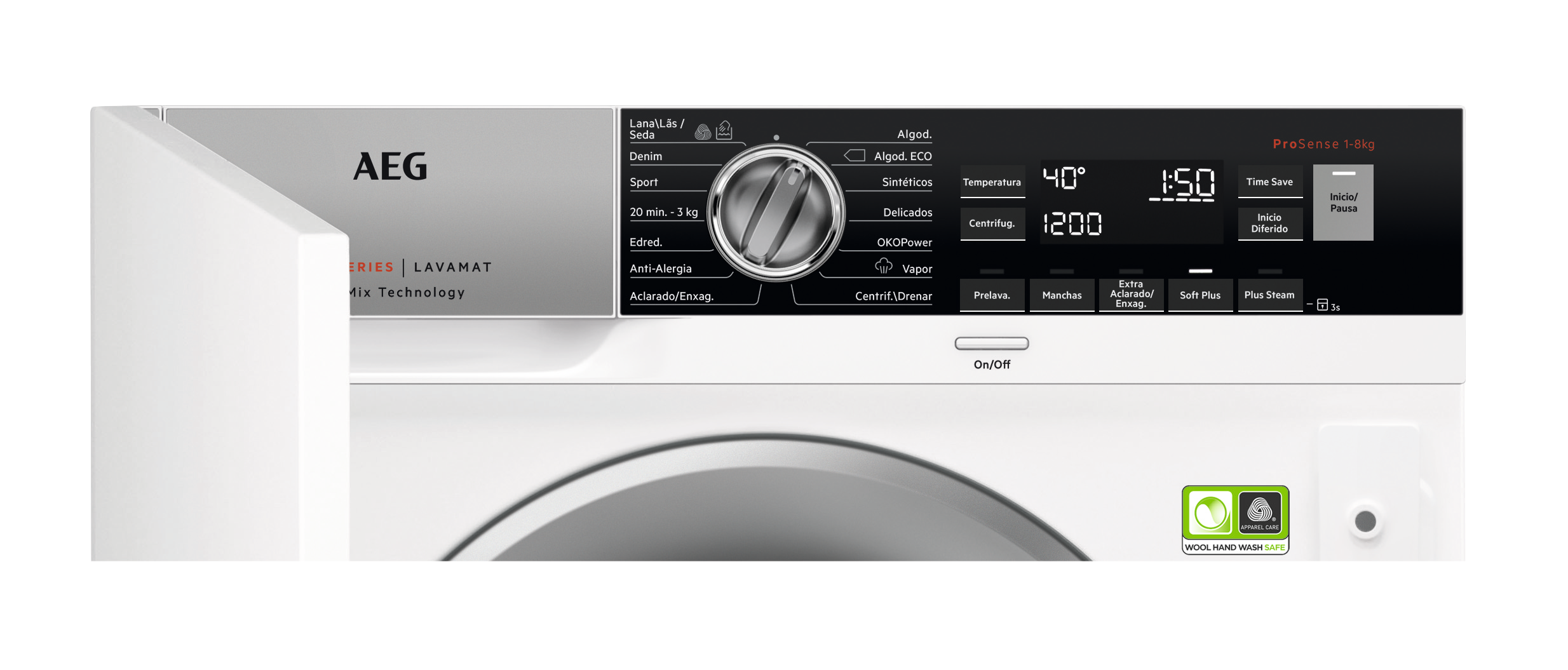 Lavadora Integrable AEG L8FEC842BI (8 kg - 1400 rpm - Blanco)
