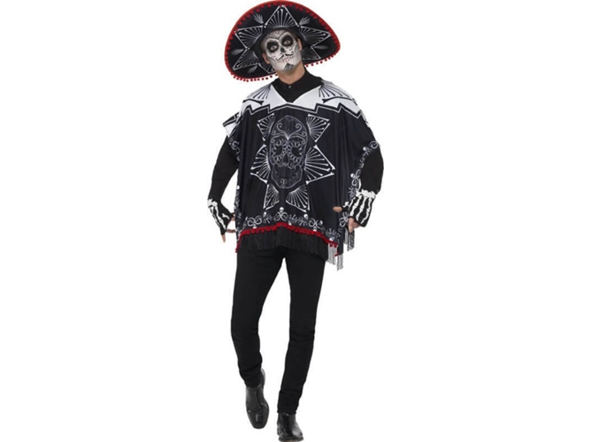 Disfraz Unisex DISFRAZZES Disfraz Del Día De Los Muertos (Talla: Talla Universal)