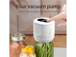 Kit De Selador De Vacío Eléctrico Para Frascos Mason, Selador Automático Sem Fio Para Armazenamento De Alimentos