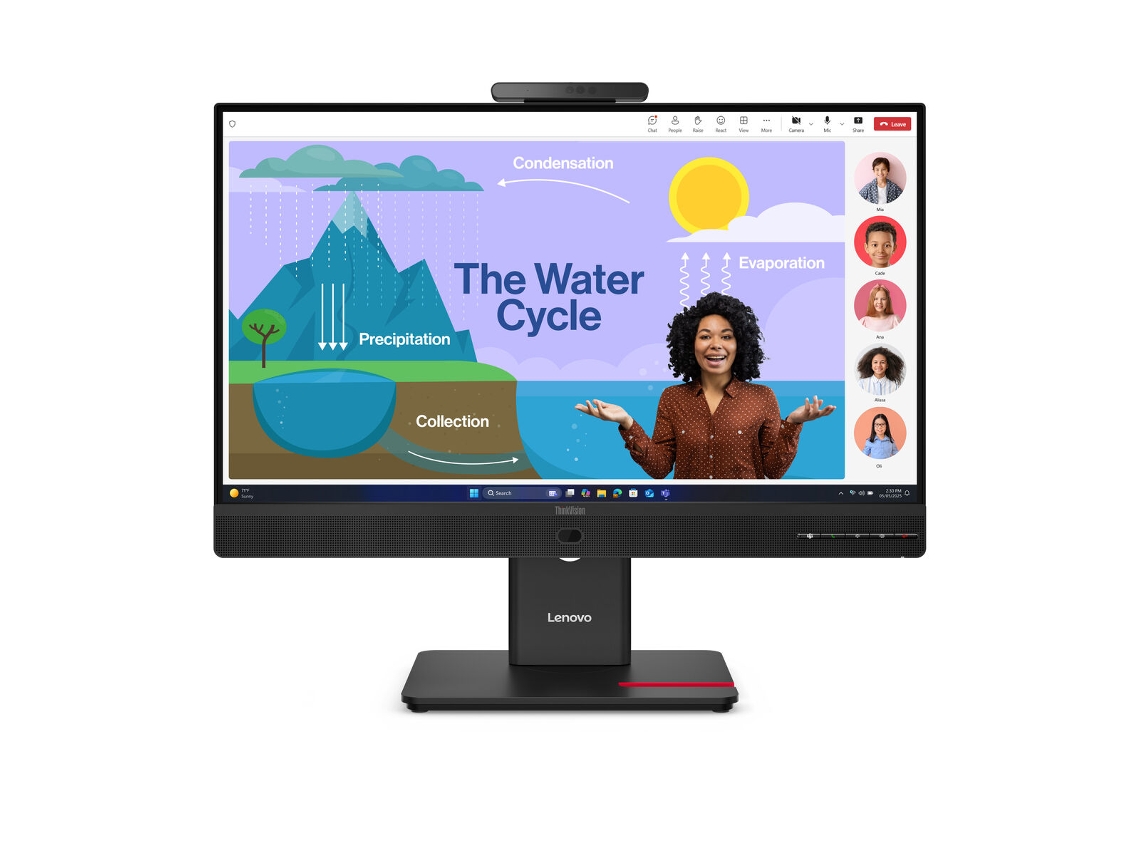 Monitor Lenovo 64b7uat1eu (negro - Full Hd - Ips - 23,8" - Enchufe Eu - 6 Ms)
