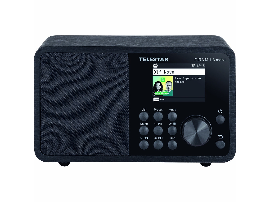 Radio portátil mono inalámbrica DAB/FM/Internet/Bluetooth Dira M 1 A Negro Telestar