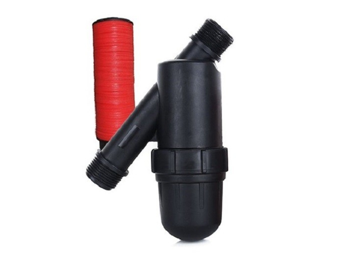 Filtro de anillas 1 para tubería 32 mm, utilizado en instalaciones de riego y riego por